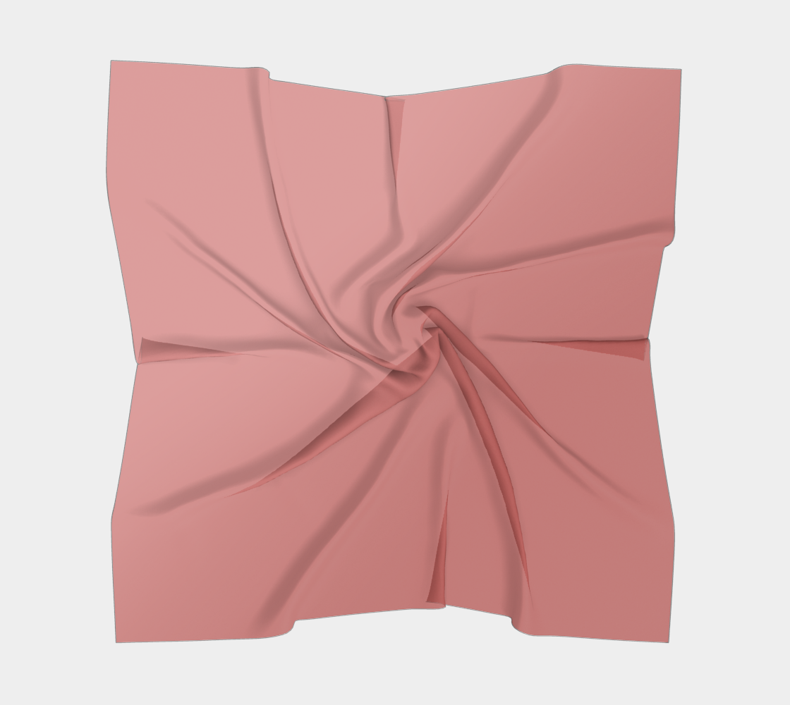 Ombré Rose Square Silk Scarf