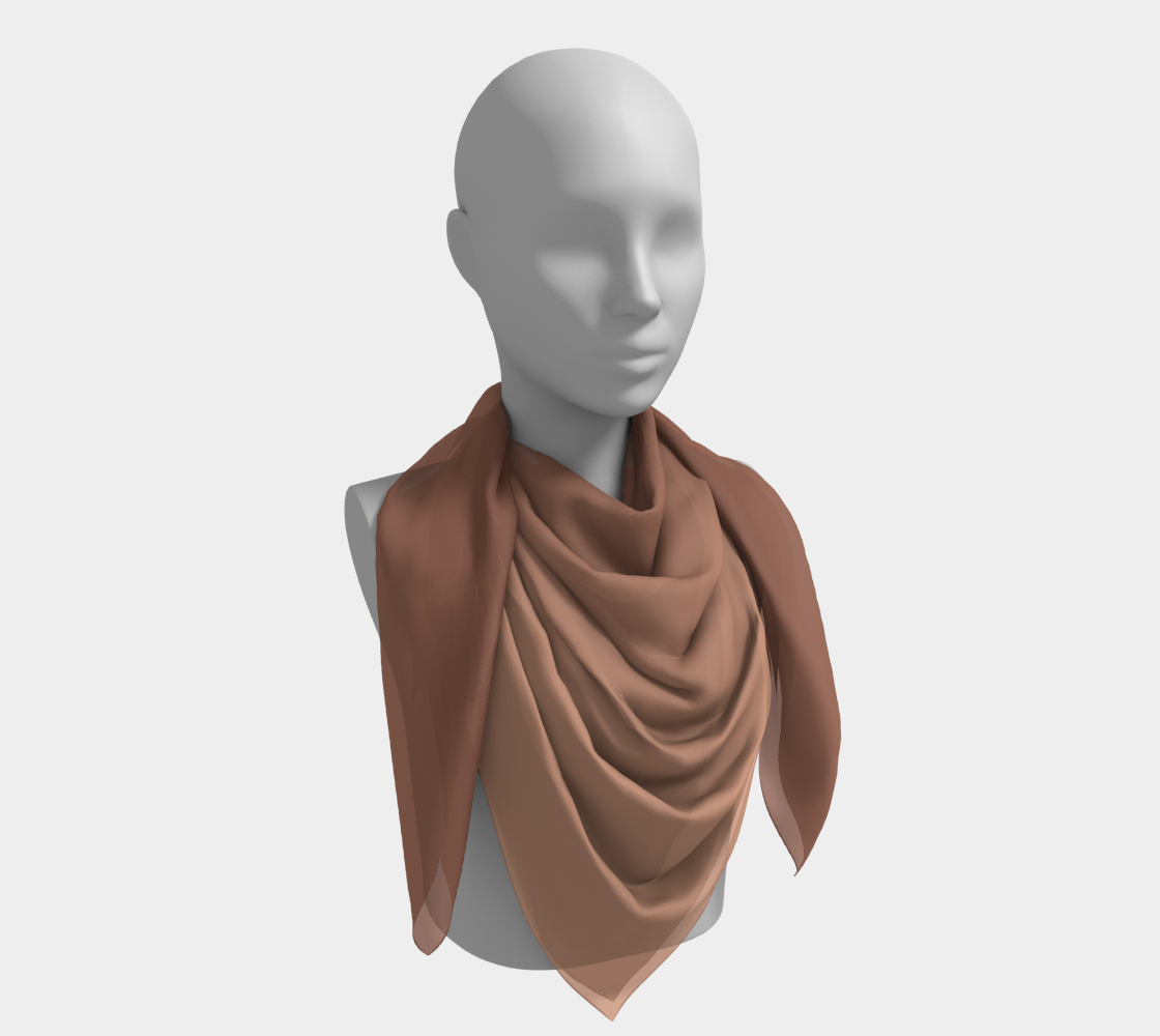 Vintage Blooms Ombré Square Silk Scarf