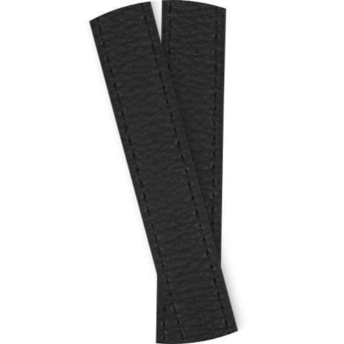 Vegan Leather Black Straps