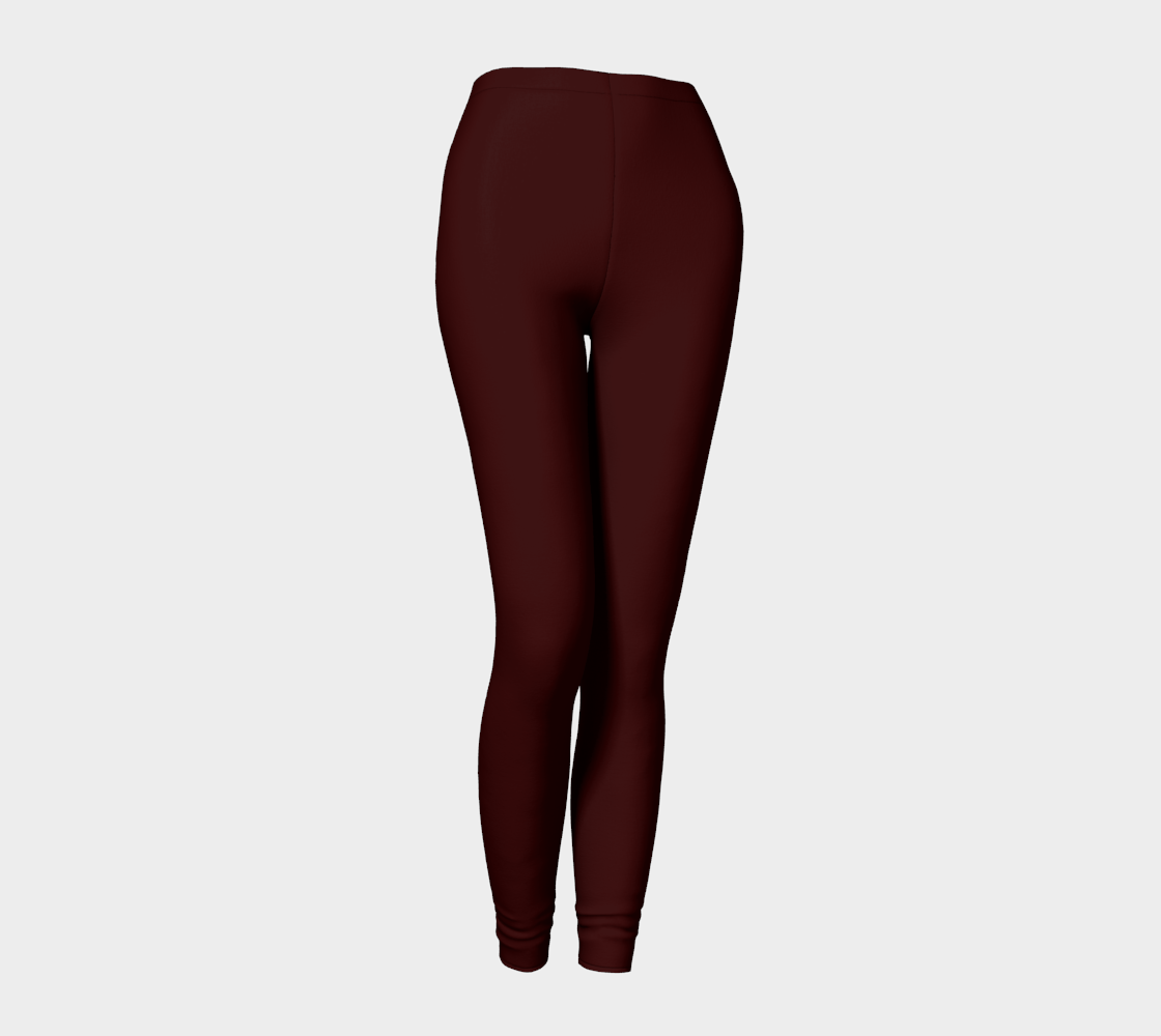 Le Rous Collection Leggings in Scarlet Shadow, featuring a body-hugging design crafted from durable, eco-friendly compression-fit fabric. These leggings are made from 88% polyester and 12% spandex, offering a flattering fit for all body types and vibrant prints that maintain their integrity wear after wear.