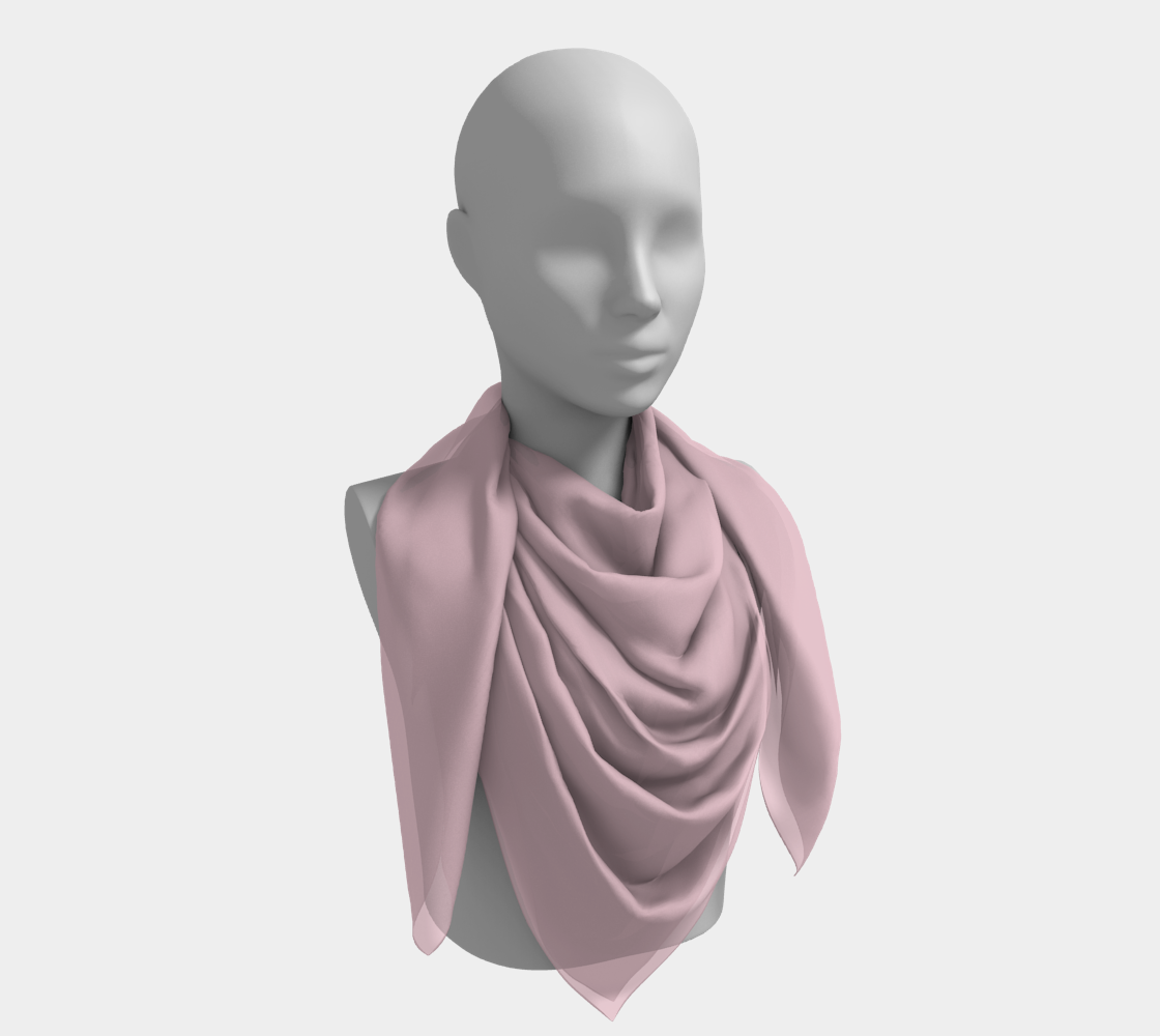 Queen of Petals Blush Wine Square Scarf, 50 by 50 inch size, luxury silk wrap in blush burgundy