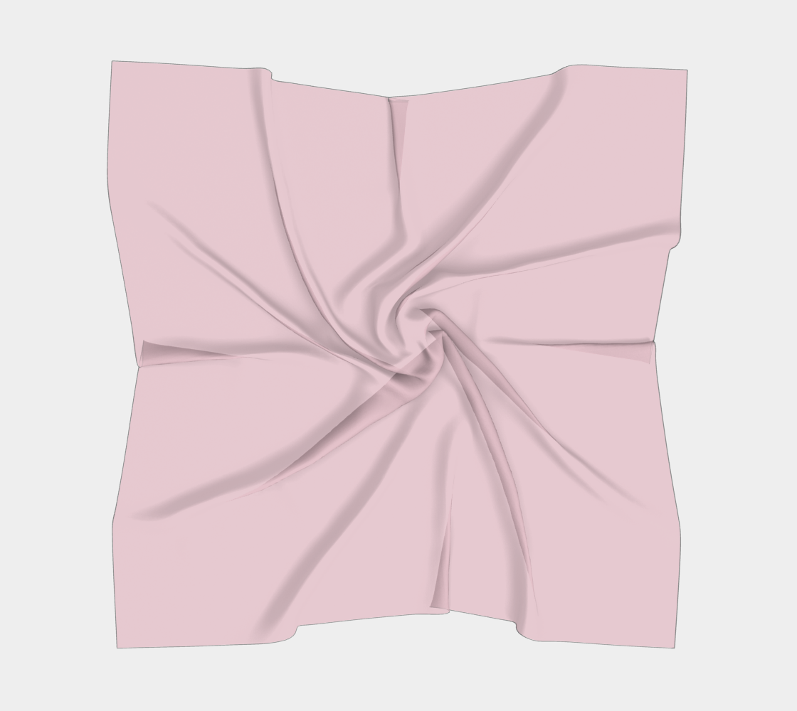 Queen of Petals Blush Wine Square Scarf, full view, pale burgundy silk in 16 by 16 inch size