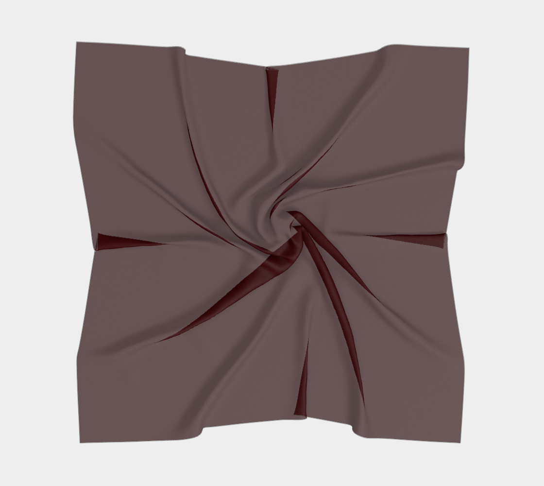 Queen of Petals Château Noir Square Silk Scarf, full flat view, moody rose design